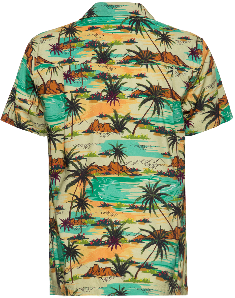 King Kerosin AOP Shirt Tropical Sea Short-sleeved Shirt multicolour - Image 3