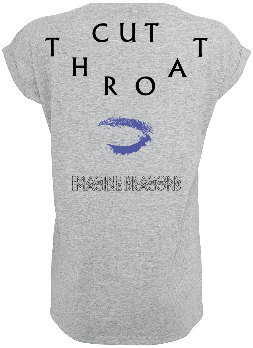 Imagine Dragons Follow & Cut T-Shirt heather grey - Image 3