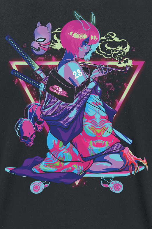 NEOMACHI SUKETA T-Shirt black - Image 3