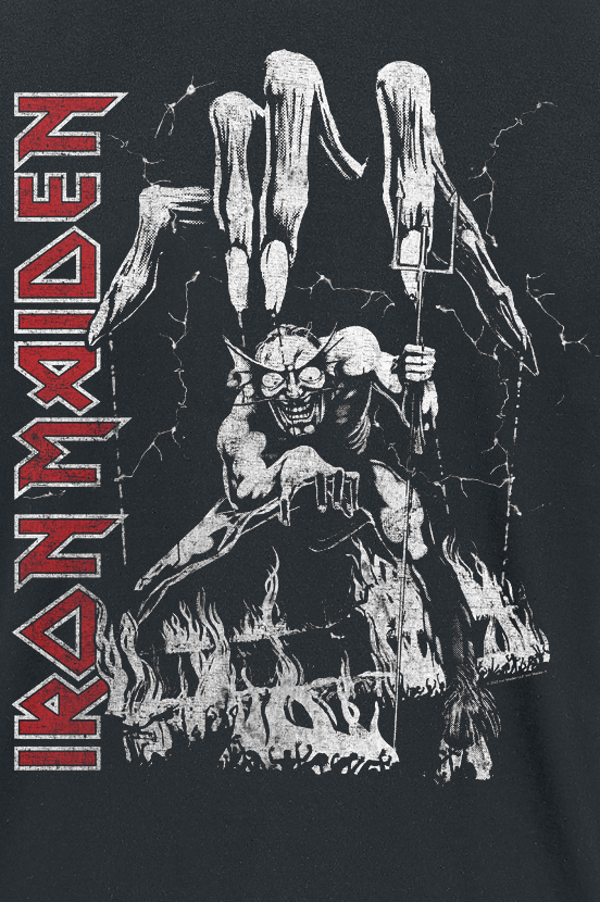 Iron Maiden Eddie Big Hand T-Shirt black - Image 3