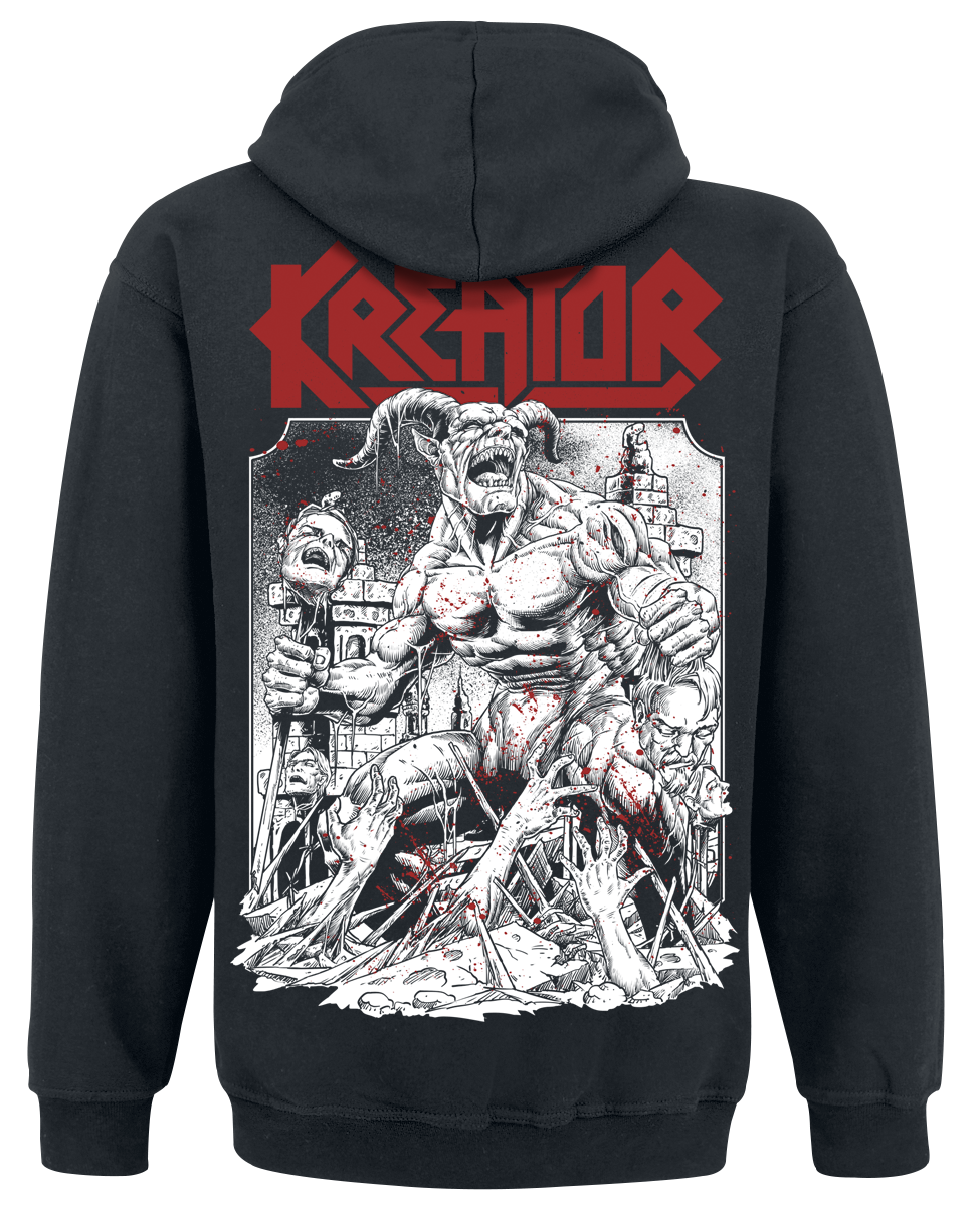 Kreator Crush The Tyrants Hoodie black - Image 3