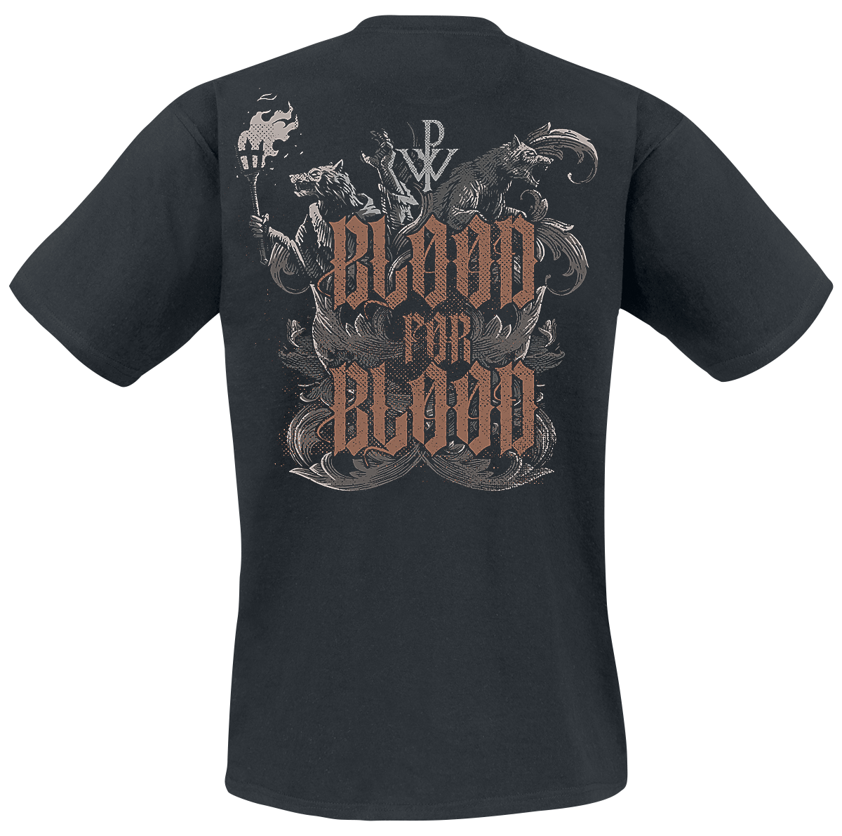 Powerwolf Knights And Wolves T-Shirt black - Image 3