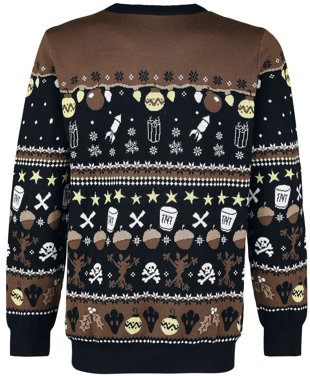 Looney Tunes Wile E Coyote - Genius Christmas jumper multicolour - Image 3
