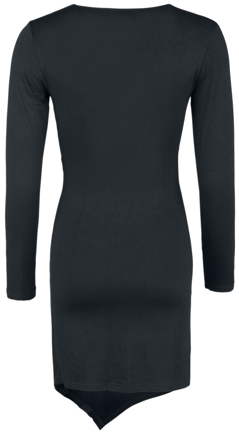 Gothicana by EMP Dress with straps, eyelets and buckles Mini Dress black - Image 3