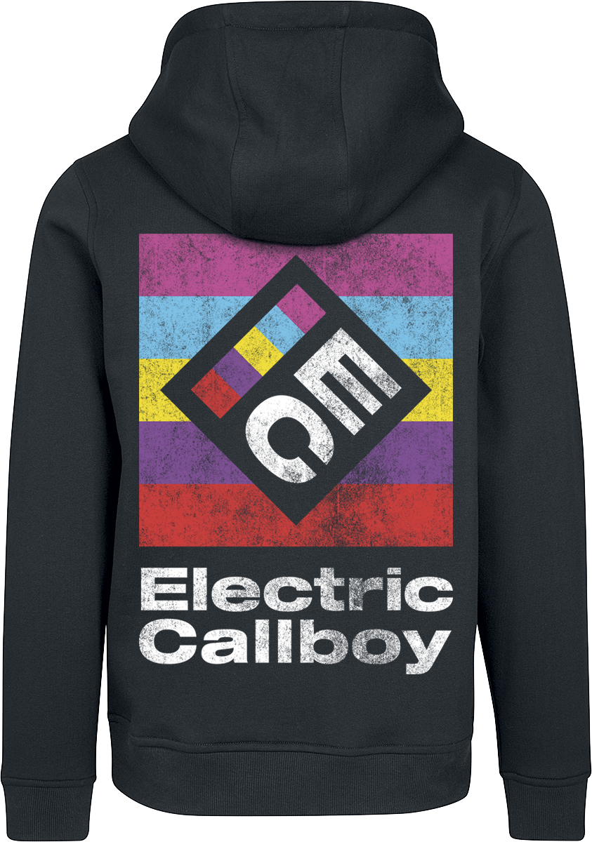Electric Callboy Square Logo Hoodie black - Image 3
