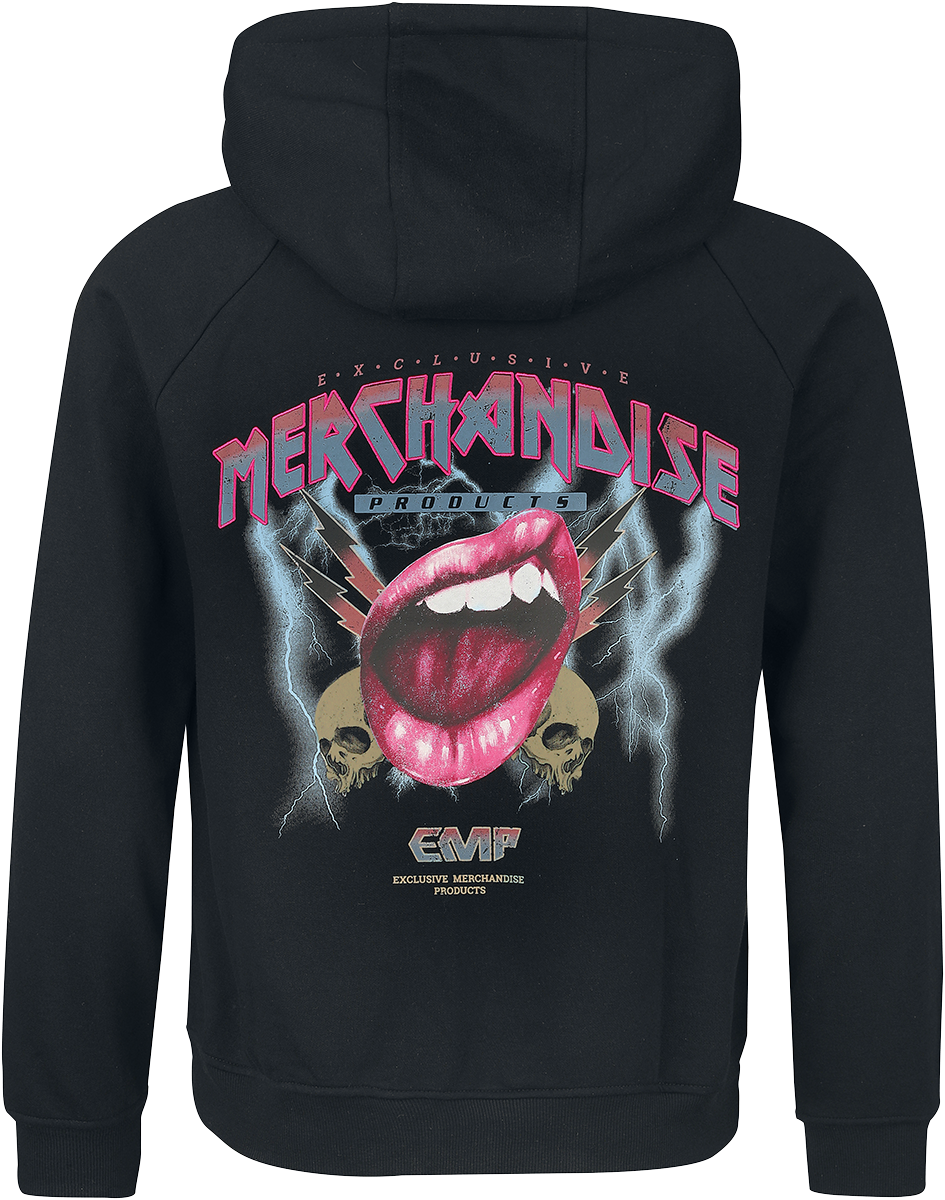 EMP Stage Collection Hooded jacket with EMP vintage 80s logo Hoodie Jacket black - Image 3