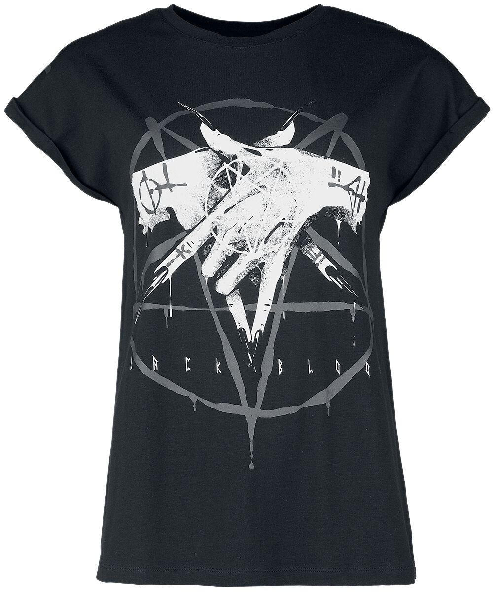 Gothicana by EMP T-shirt with pentagram print T-Shirt black - Image 2