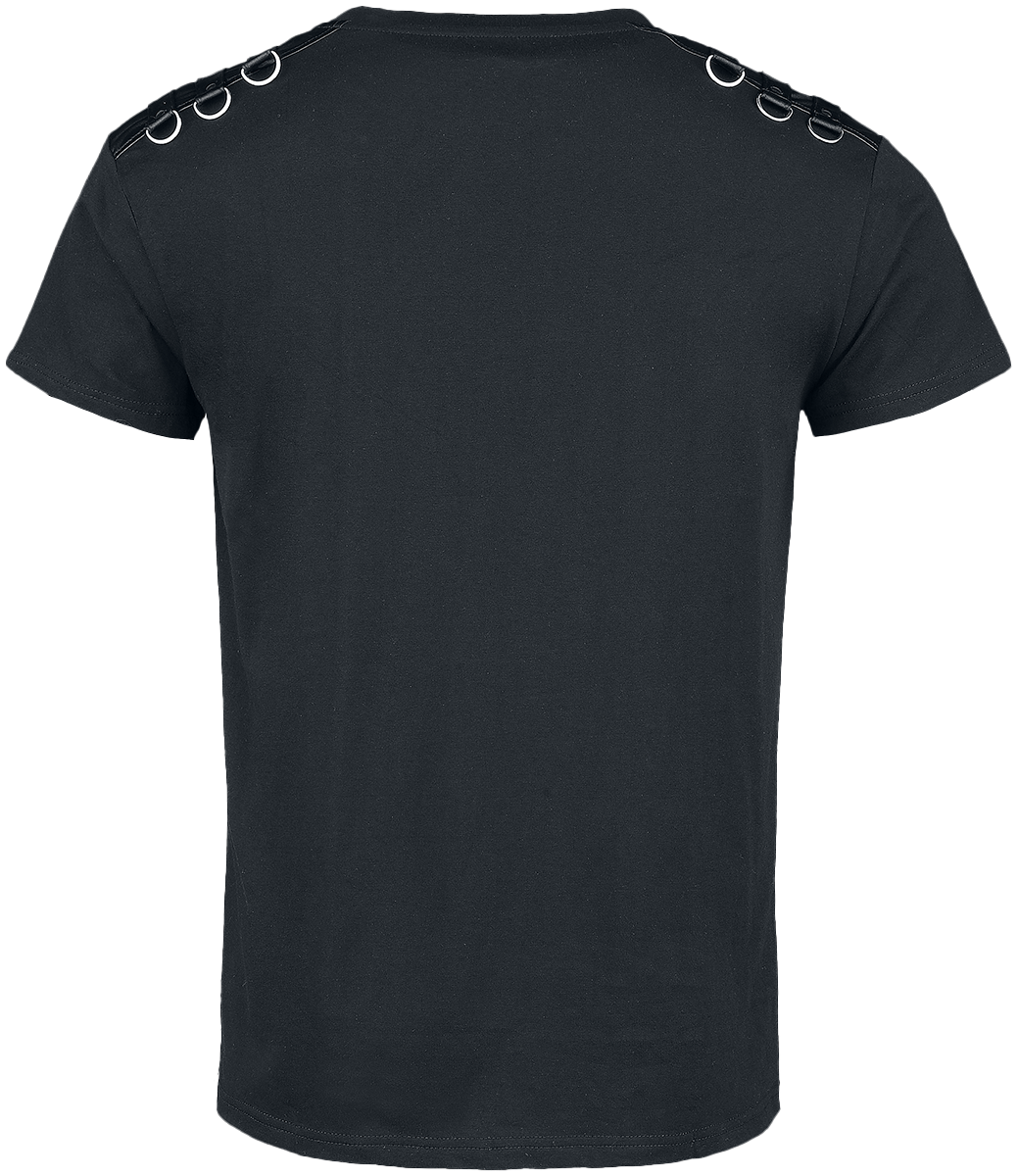 Gothicana by EMP T-shirt with straps on shoulders T-Shirt black - Image 3