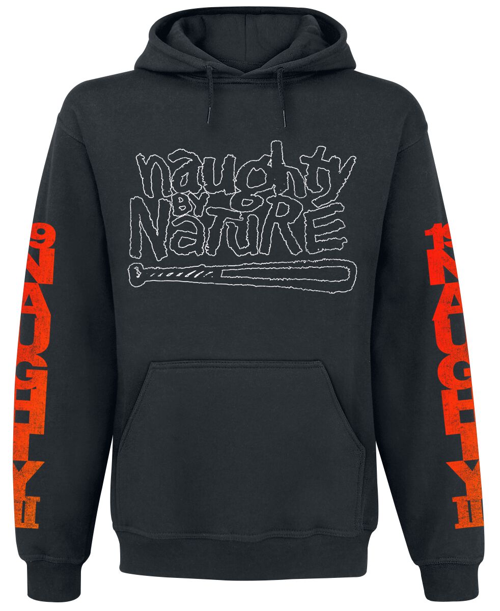 Naughty by Nature Hip Hop Hooray Hoodie black - Image 2