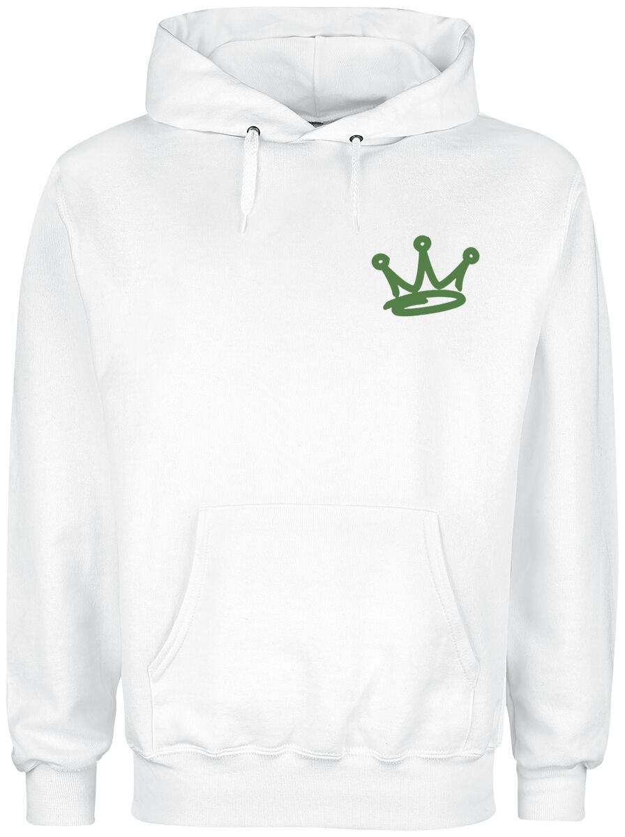 Naughty by Nature Graffiti Logo Hoodie white - Image 2
