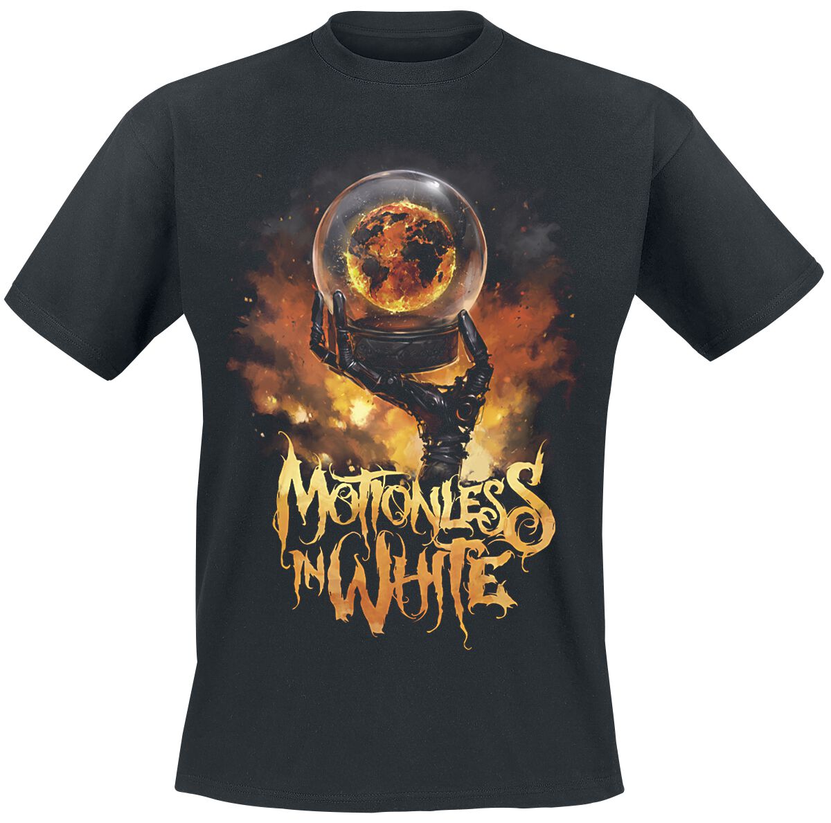 Motionless In White Scoring The End Of The World T-Shirt black - Image 2