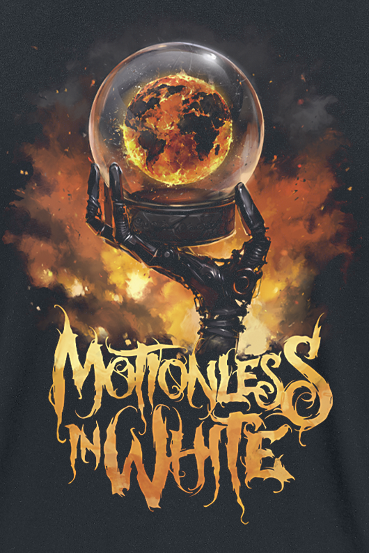 Motionless In White Scoring The End Of The World T-Shirt black - Image 3
