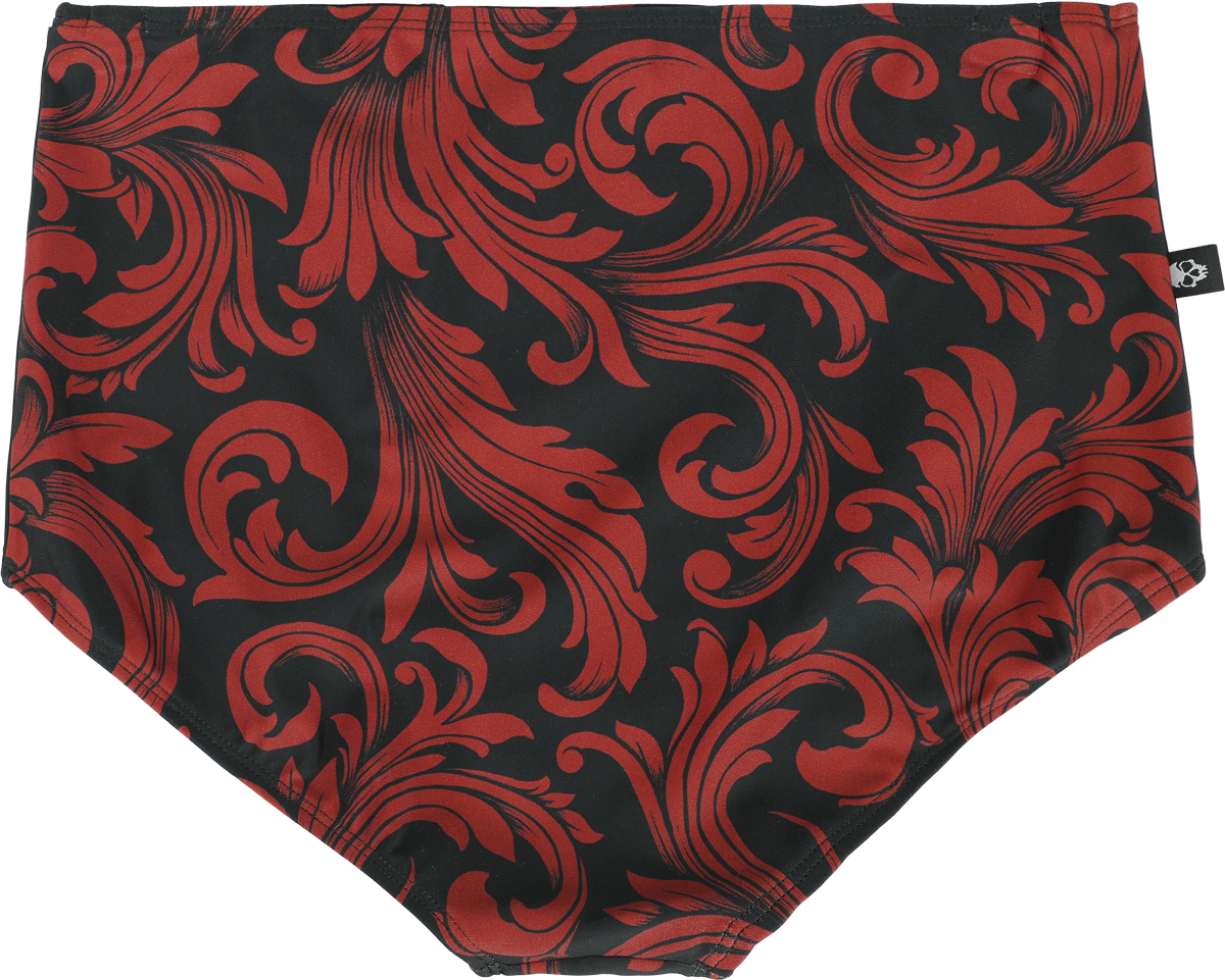 Black Premium by EMP High Waist Bikini Bottoms with Ornaments Bikini Bottom black - Image 3