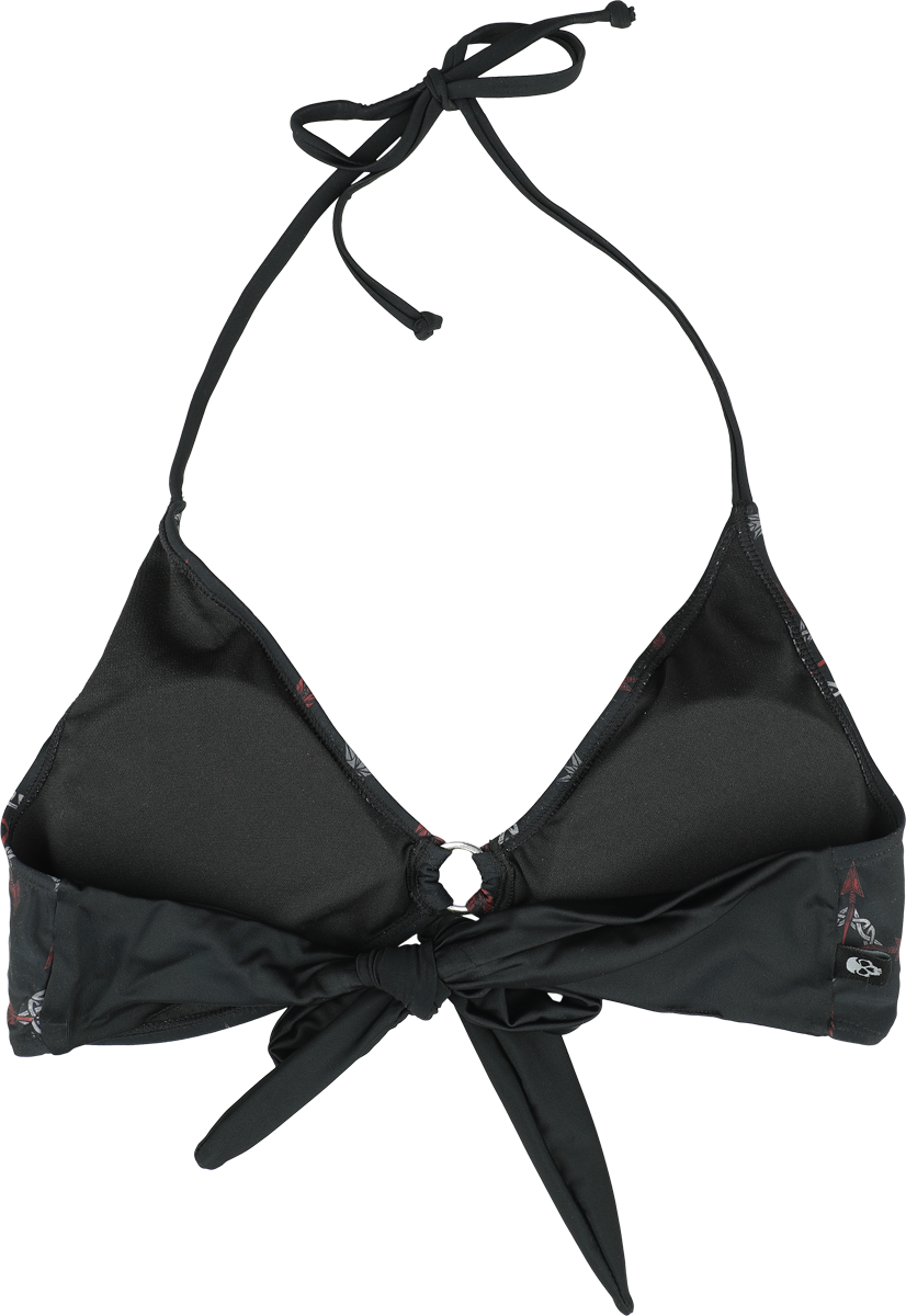 Black Premium by EMP Bikini Top With Celtic Prints Bikini Top black - Image 3