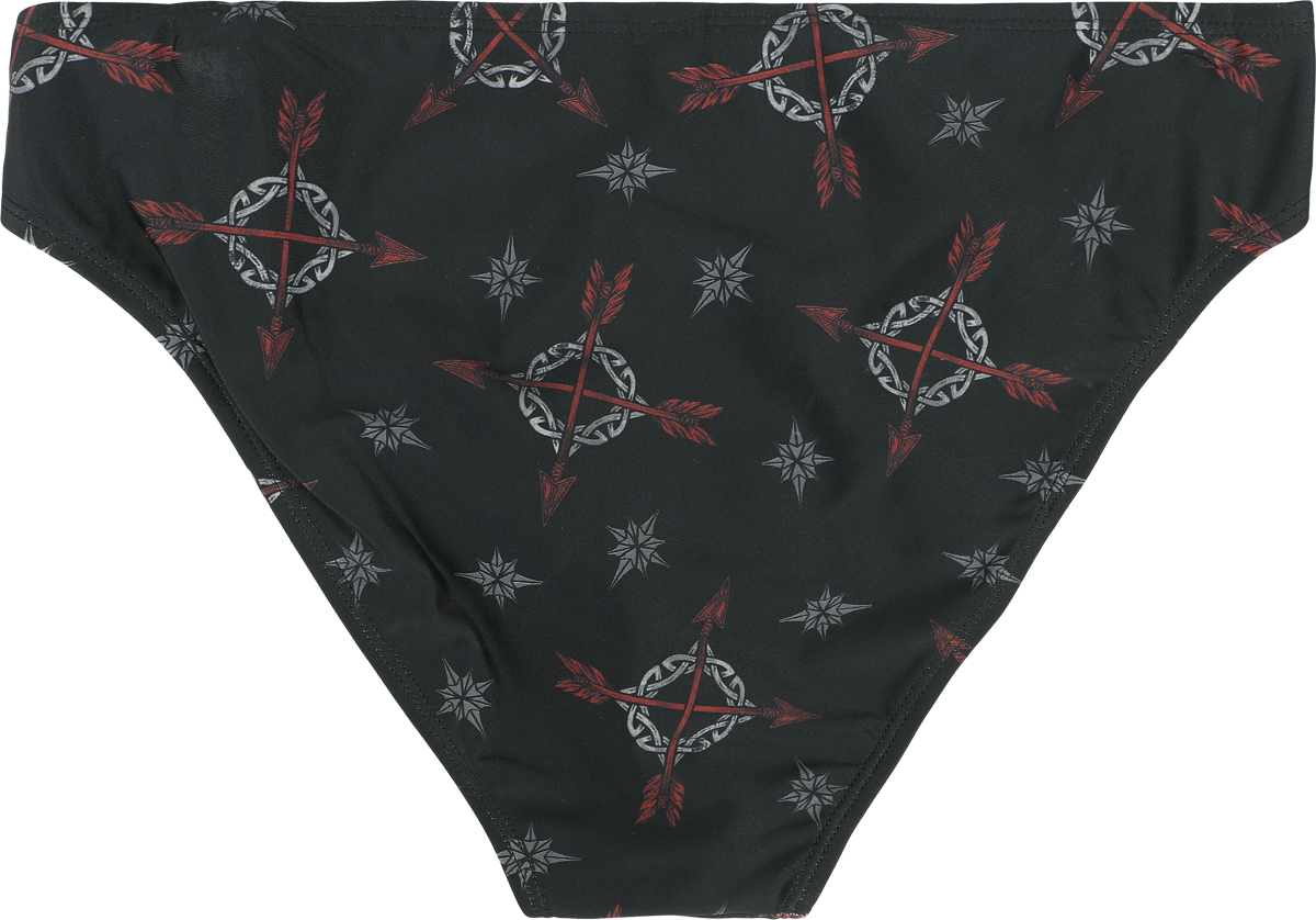 Black Premium by EMP Bikini Bottoms With Celtic Prints Bikini Bottom black - Image 3