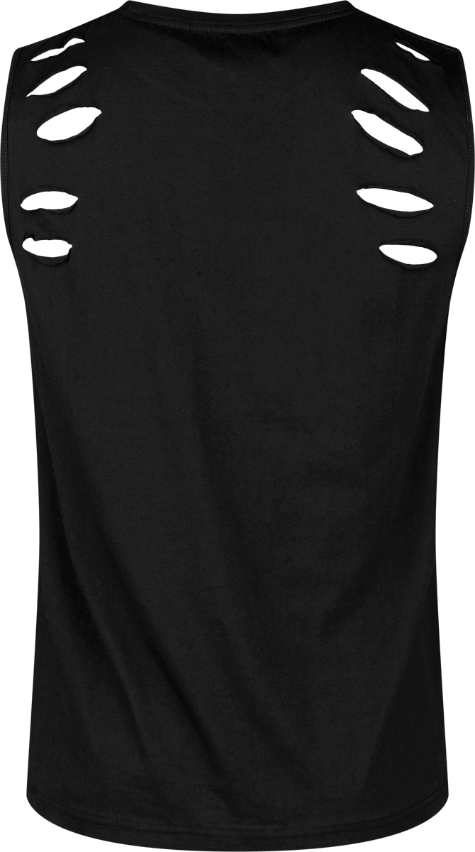 Rock Rebel by EMP Top With Skeleton Madonna Frontprint Tanktop black - Image 3