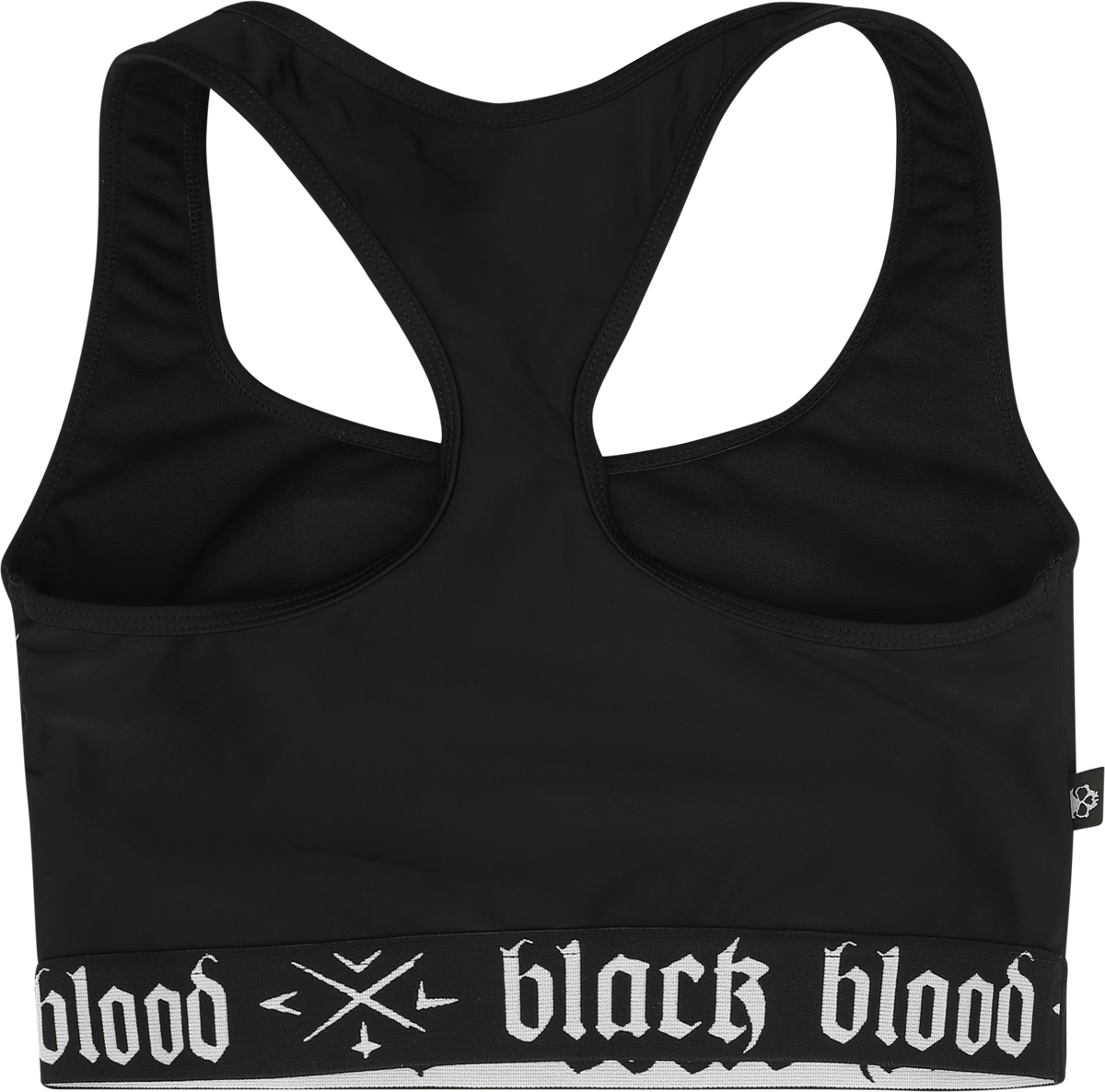 Black Blood by Gothicana Bikini Top with Pentagram Bikini Top black - Image 3