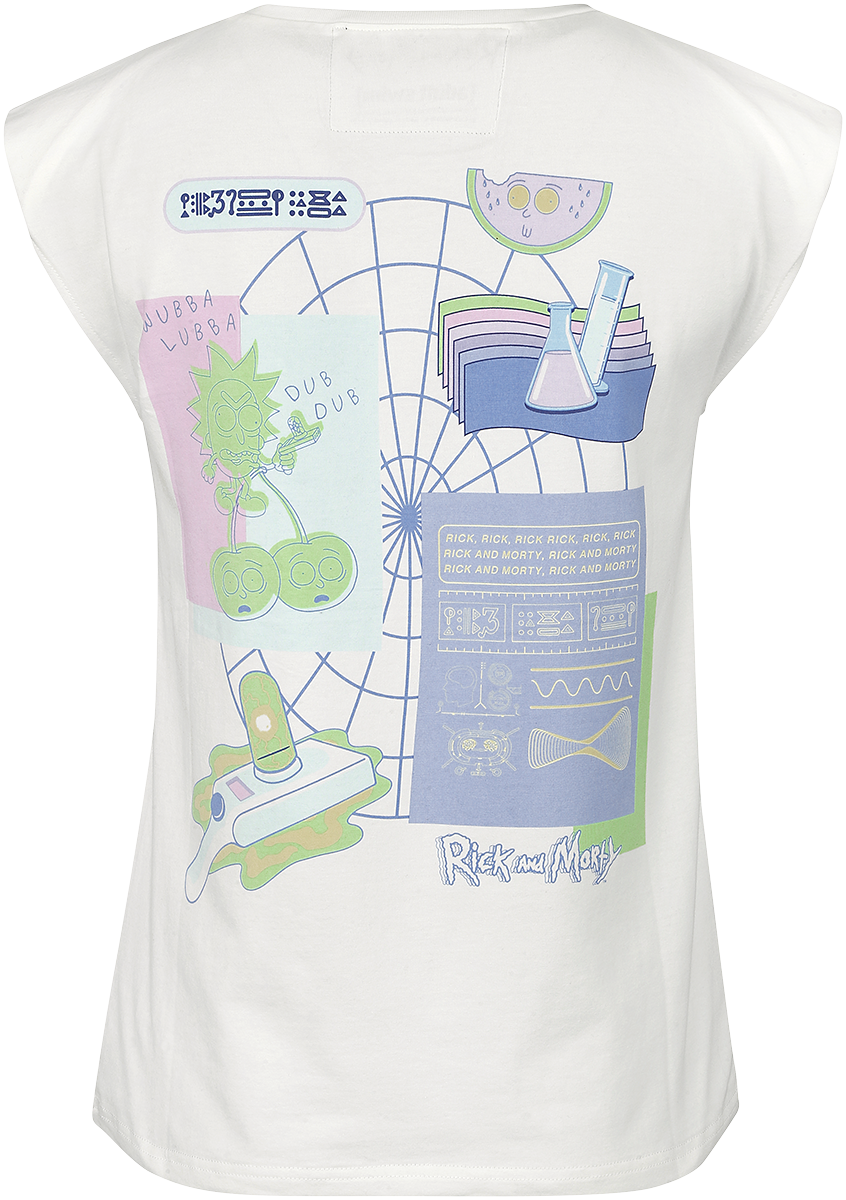Rick And Morty Top creme - Image 3