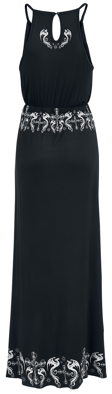 Gothicana by EMP Gothicana X Anne Stokes dress Maxi Dress black - Image 3