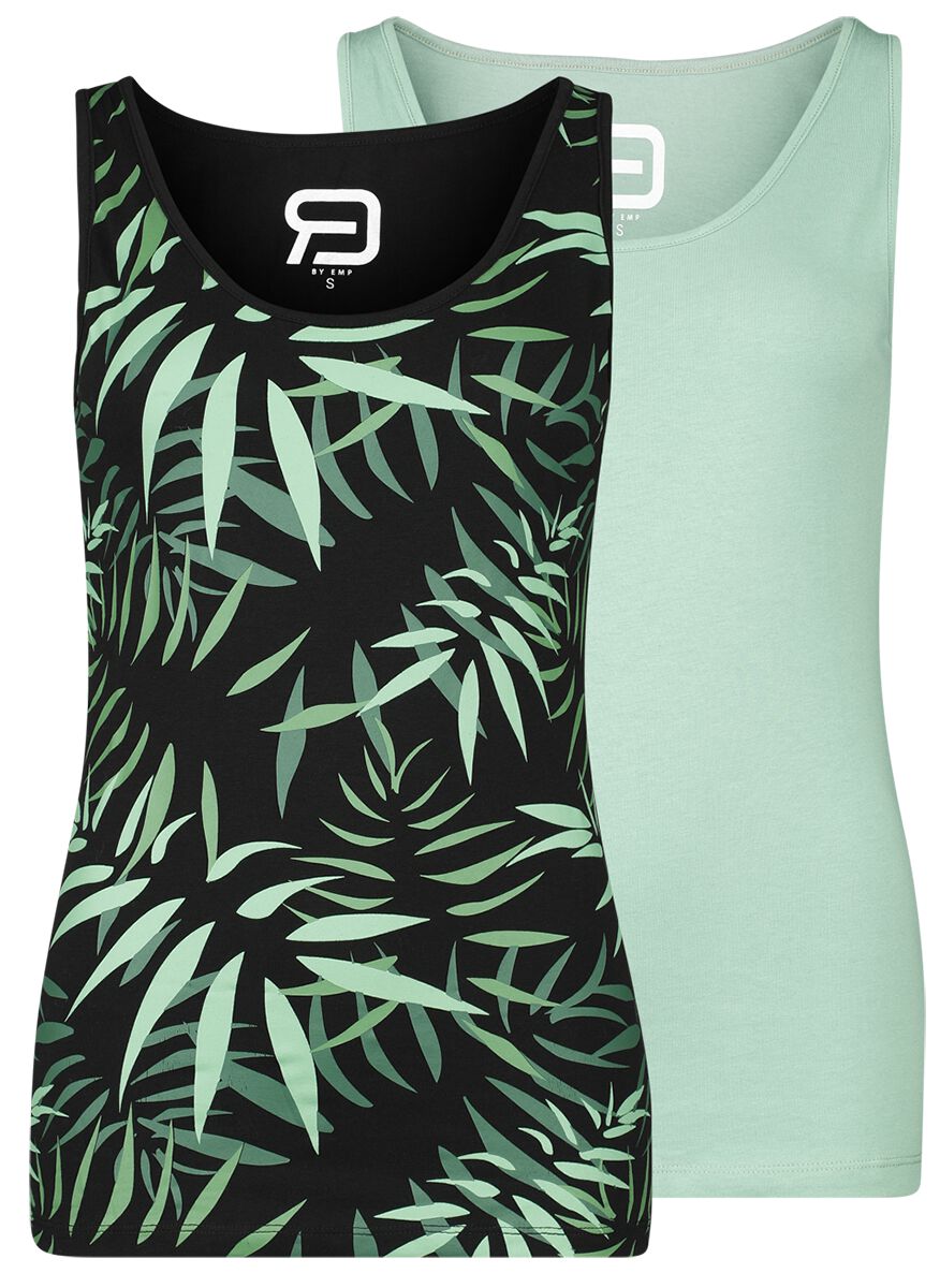 RED by EMP Tops Double Pack Top black green - Image 2