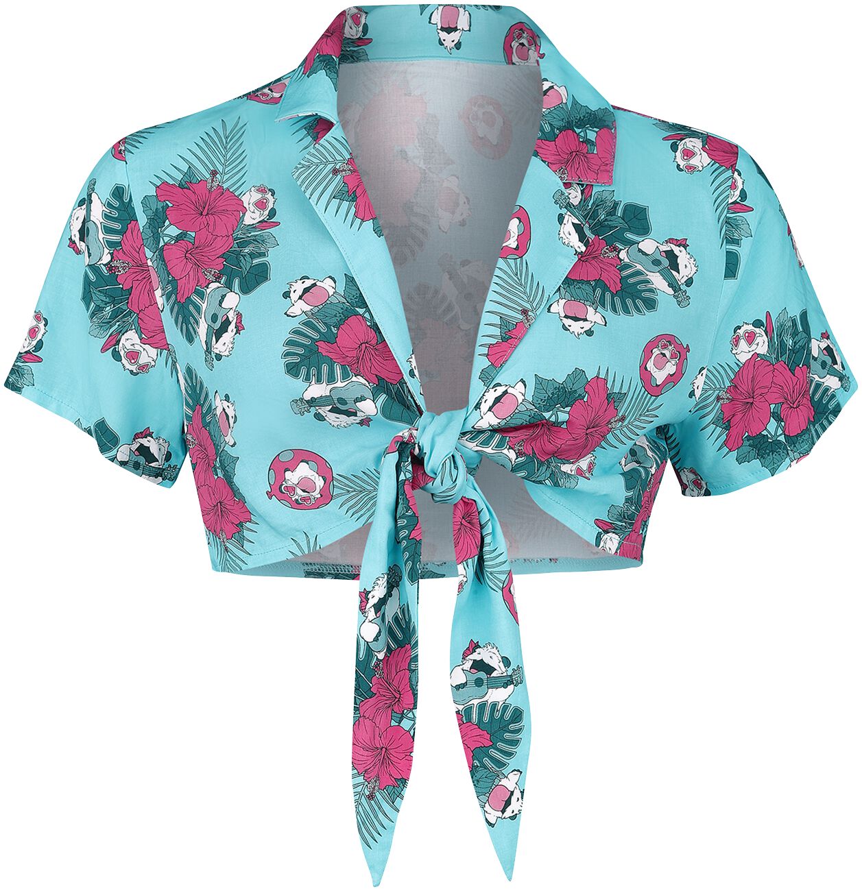 League Of Legends Porodise Short-sleeved Shirt light blue - Image 2