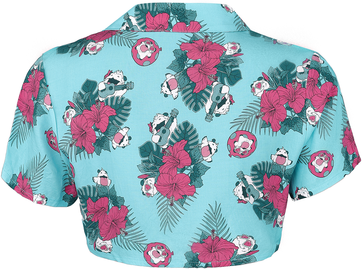 League Of Legends Porodise Short-sleeved Shirt light blue - Image 3