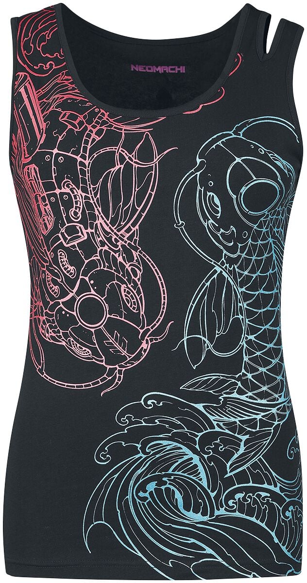 NEOMACHI Nishikigoi Top black - Image 2