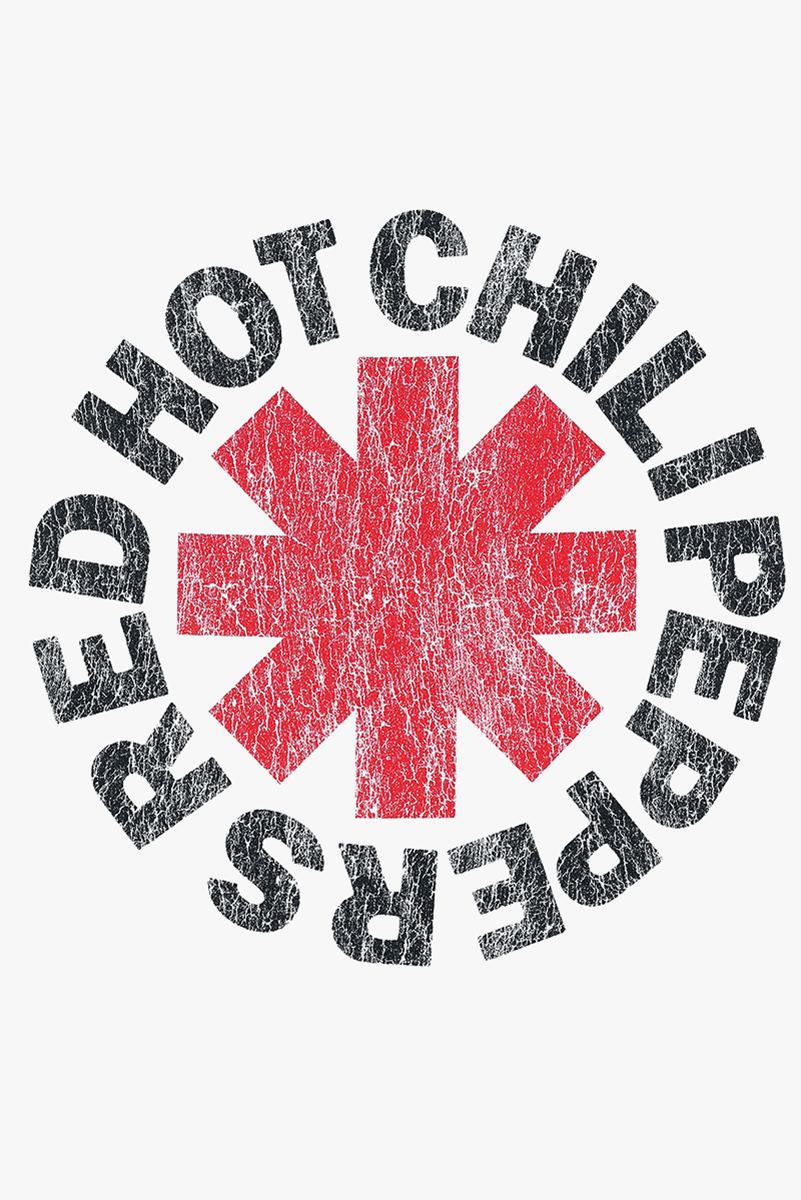 Red Hot Chili Peppers Distressed Logo Tanktop white - Image 3