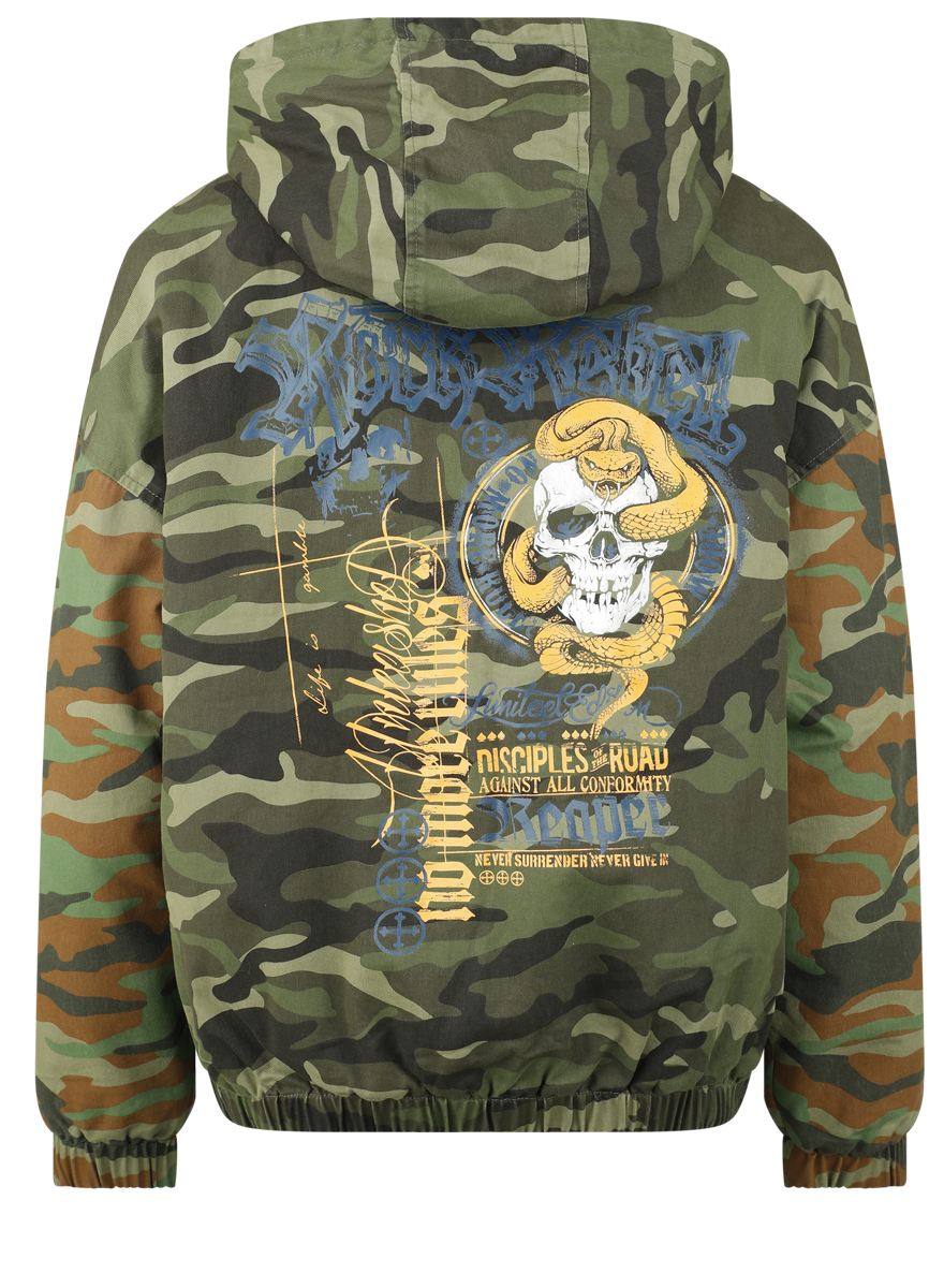 Rock Rebel by EMP Camouflage jacket Mid-Season Jackets camouflage - Image 3