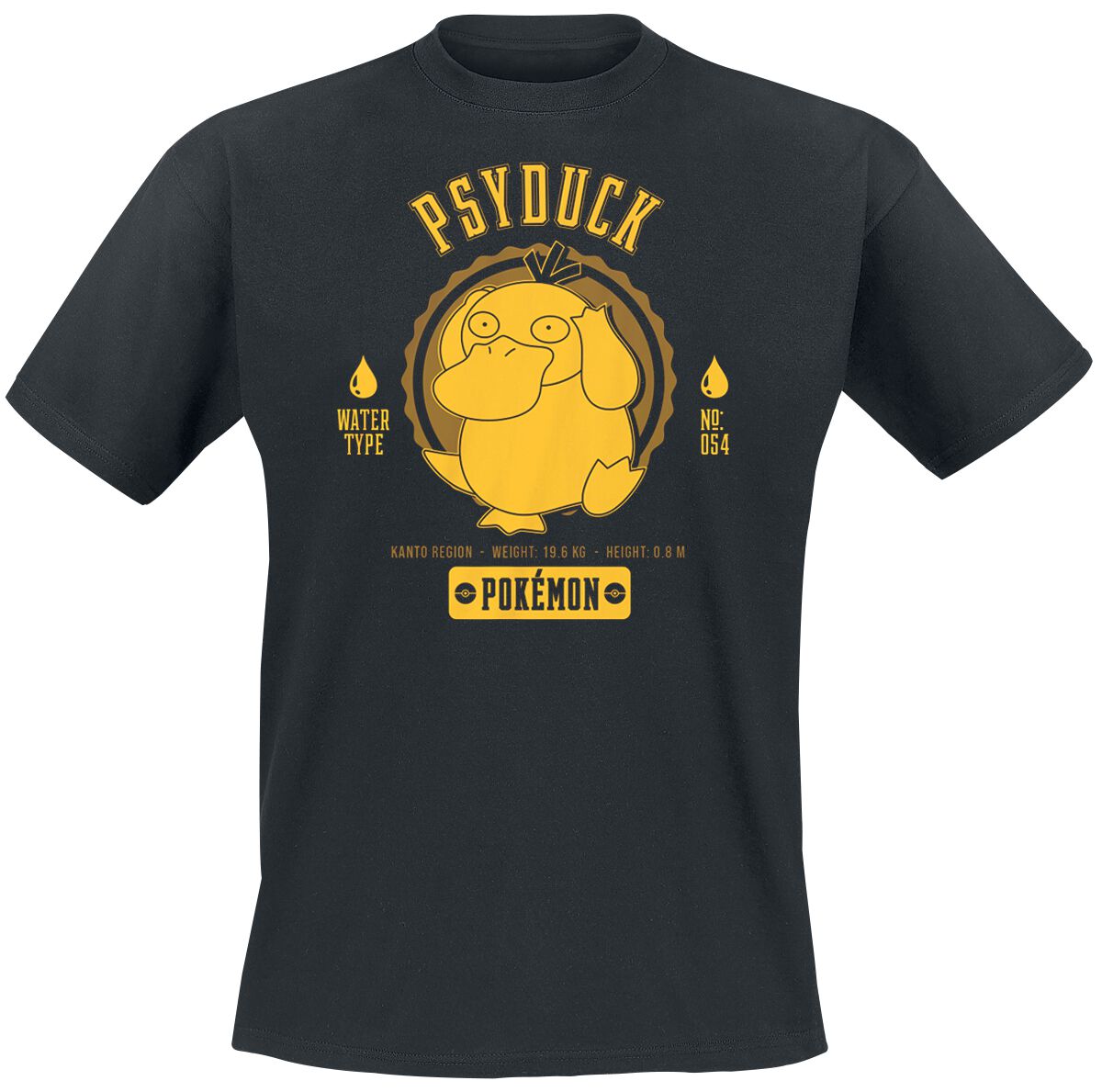 Pokémon Psyduck T-Shirt black - Image 2