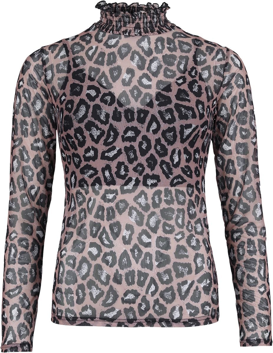 Gothicana by EMP Leopard Print Long-sleeved Top Long-sleeve Shirt leopard - Image 2