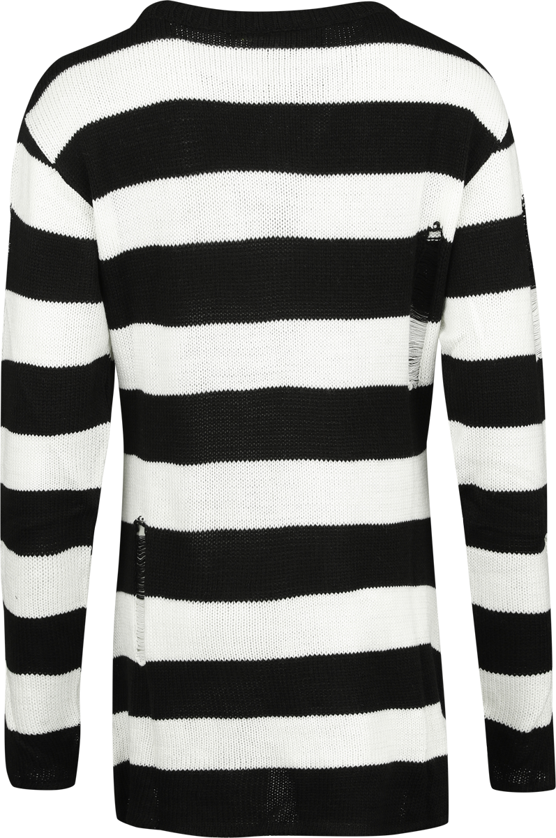 Heartless Oriana jumper Knit jumper black white - Image 3