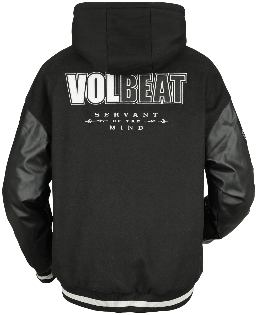 Volbeat EMP Signature Collection Varsity Jacket black grey - Image 3
