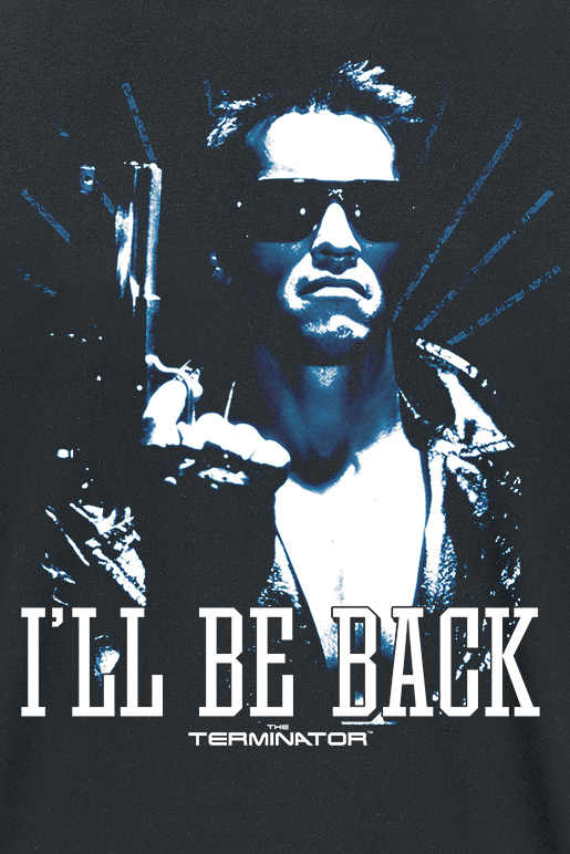 Terminator I'll Be Back T-Shirt black - Image 3