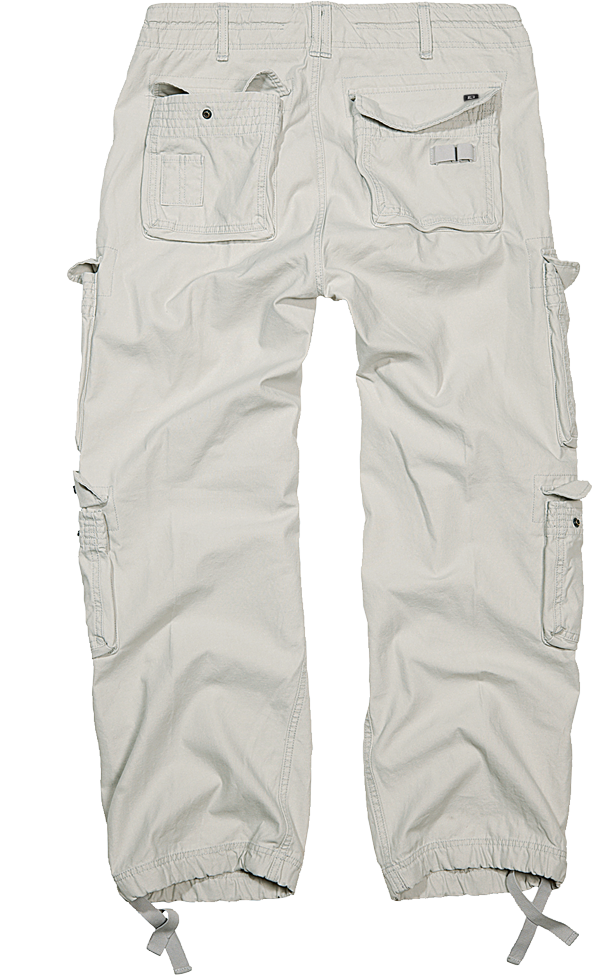 Brandit Pure Vintage Trouser Cargo Trousers off white - Image 3