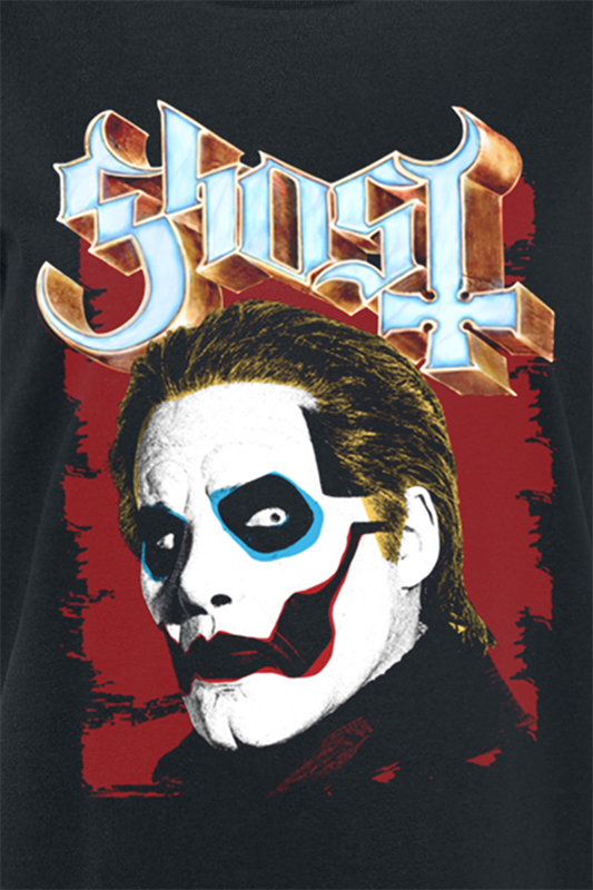 Ghost Pop Art Papa 4 T-Shirt black - Image 3