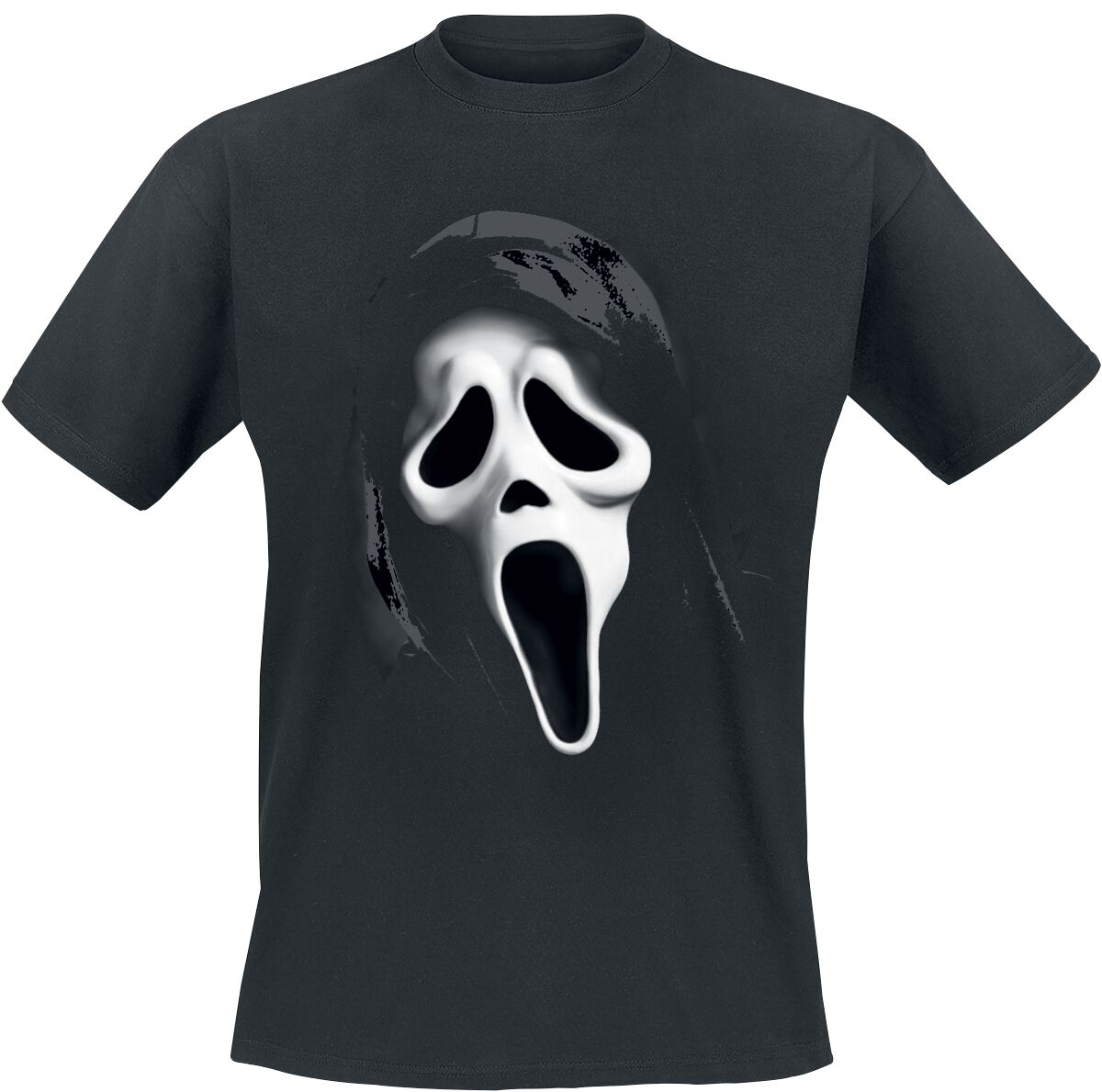 Scream (Film) Ghostface - Angled Mask T-Shirt black - Image 2