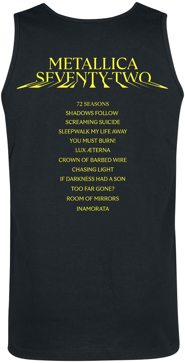 Metallica M72 Squared Cover Tanktop black - Image 3