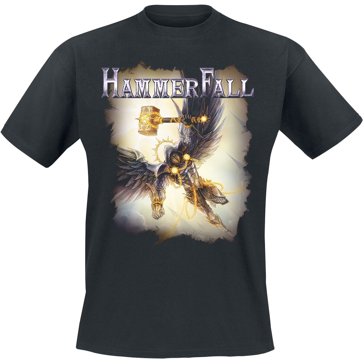 Hammerfall Hammer of dawn T-Shirt black - Image 2