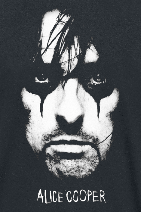 Alice Cooper Portrait T-Shirt black - Image 3