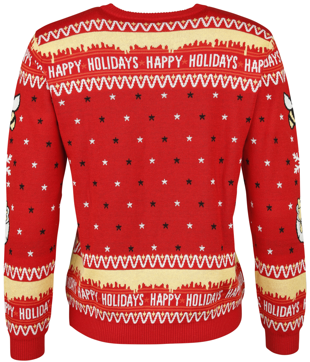 Winnie the Pooh Dance Christmas jumper multicolour - Image 3