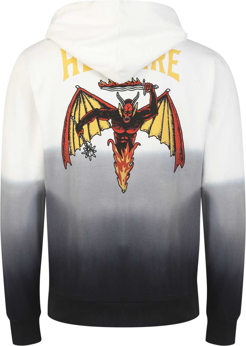 Stranger Things Hellfire Club Hoodie black white - Image 3