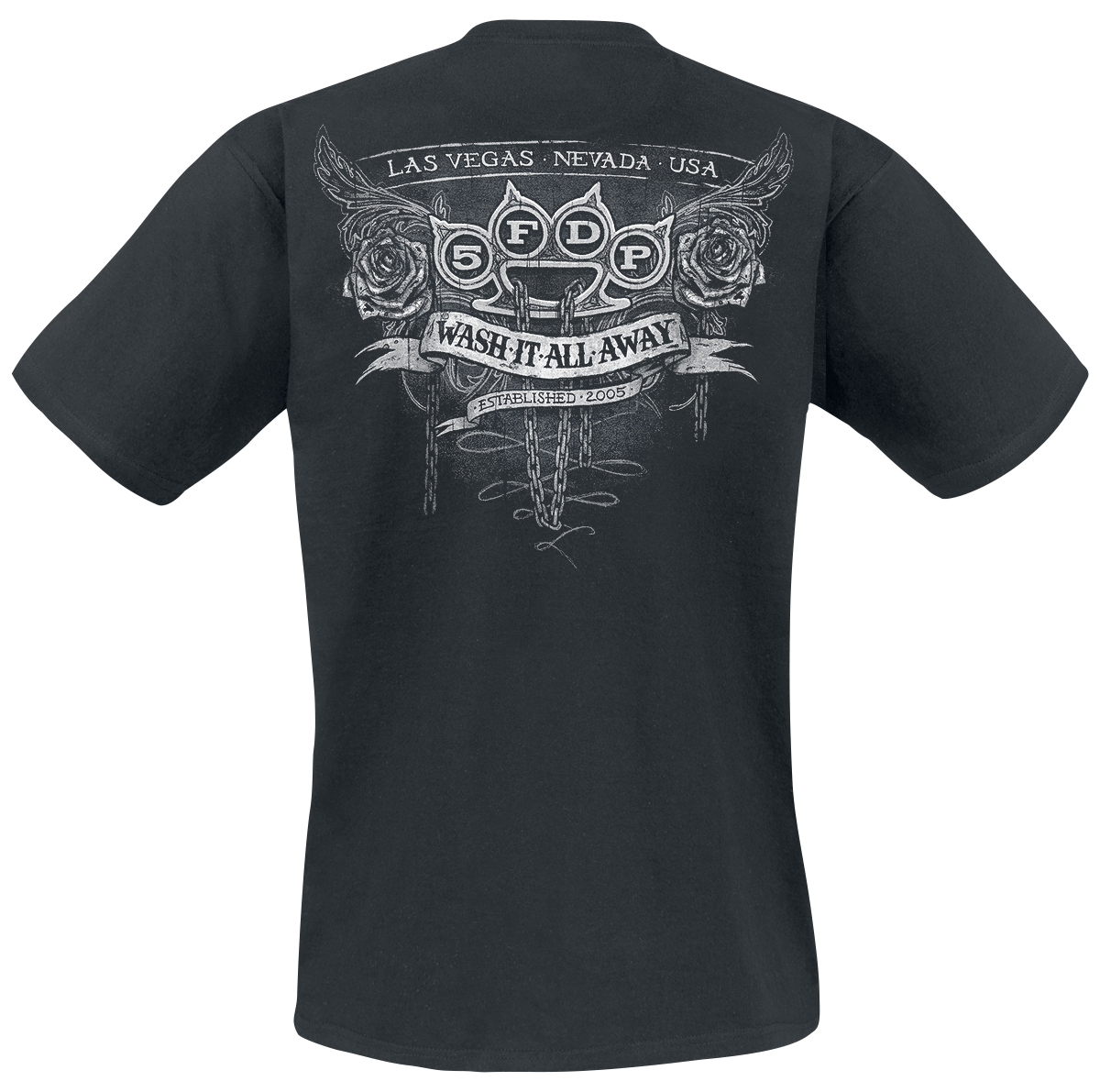 Five Finger Death Punch WashIt Away T-Shirt black - Image 3