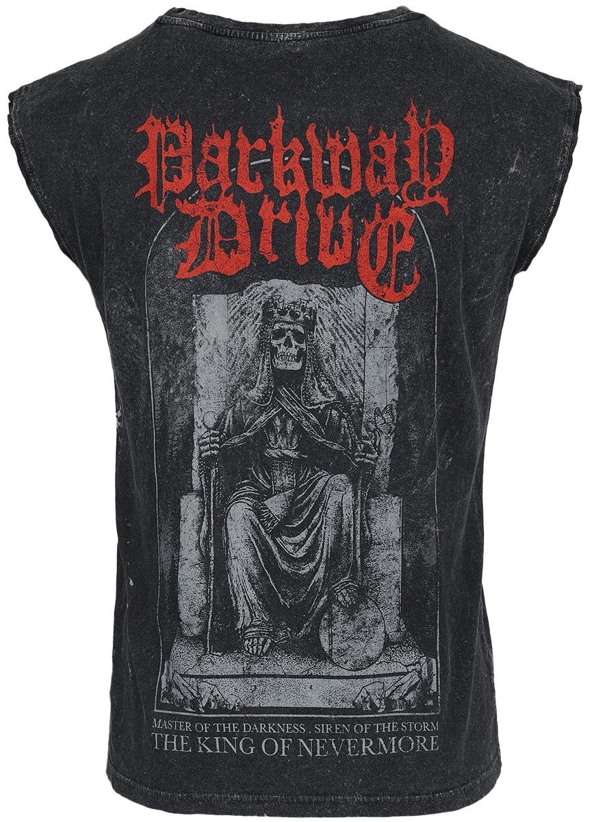 Parkway Drive King Of Nevermore Tanktop grey - Image 3