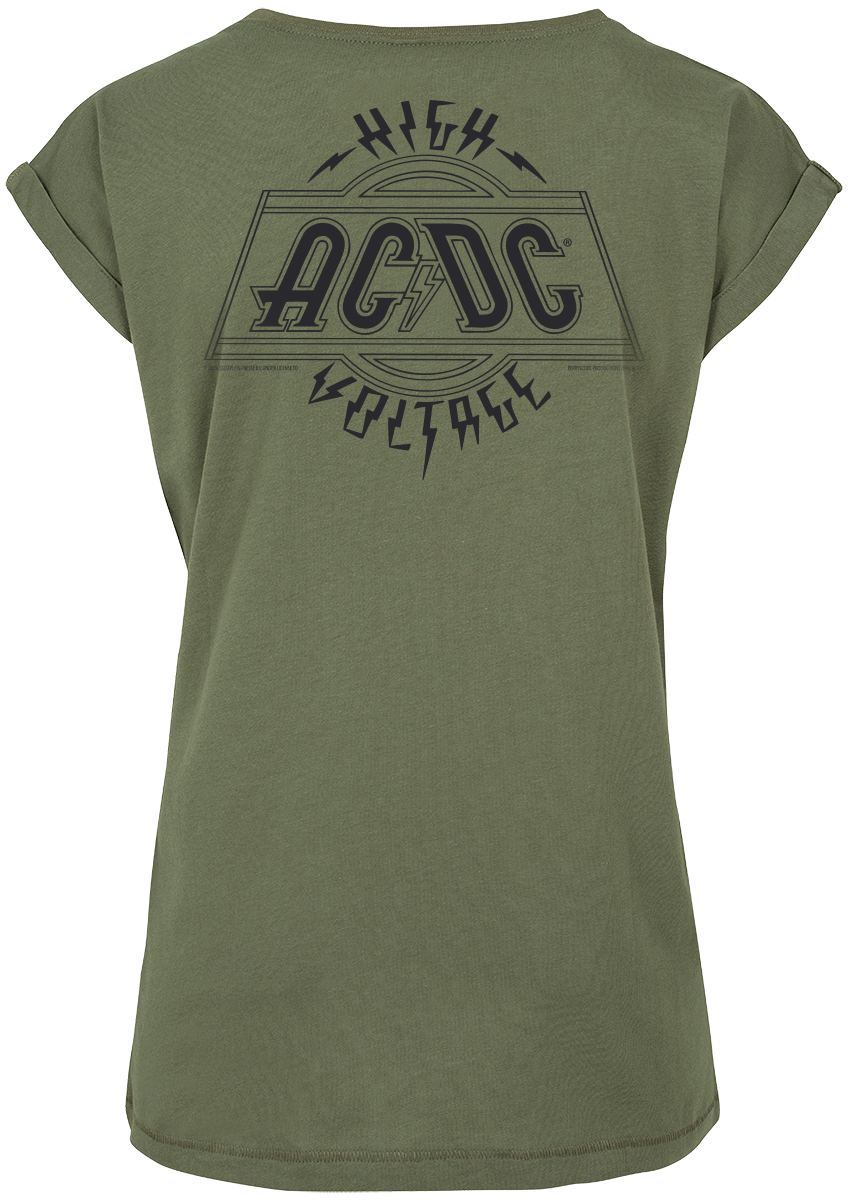AC/DC High Voltage T-Shirt olive - Image 3