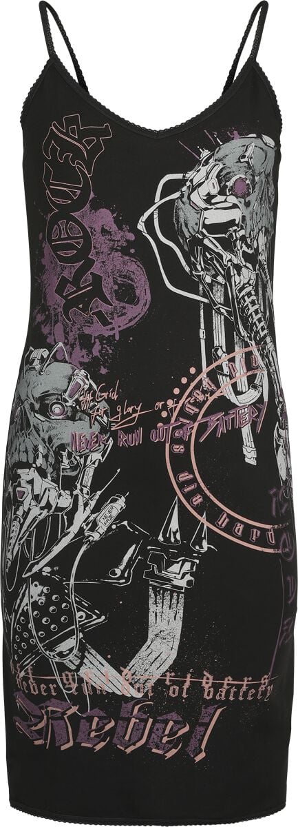 Rock Rebel by EMP Mini Dress black - Image 2