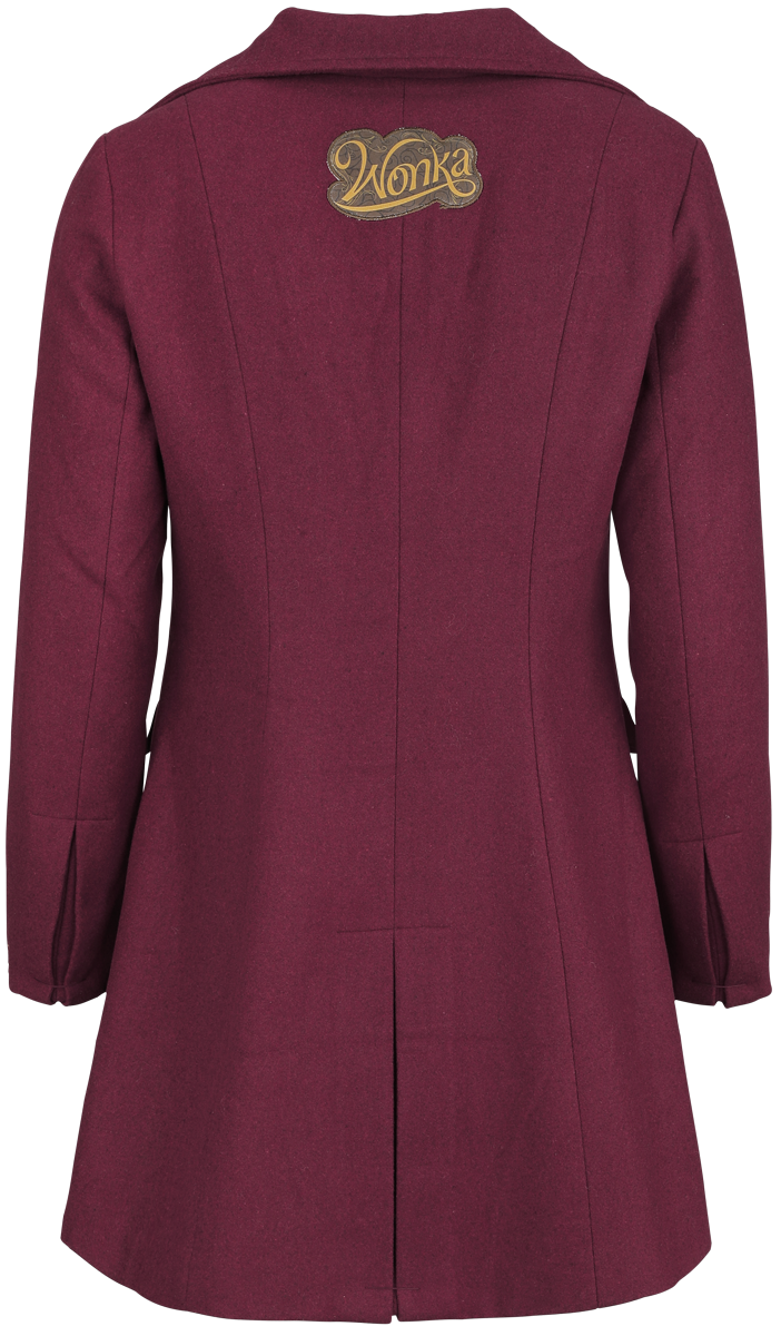 Willy Wonka And The Chocolate Factory Wonka Winter Coat burgundy - Image 3