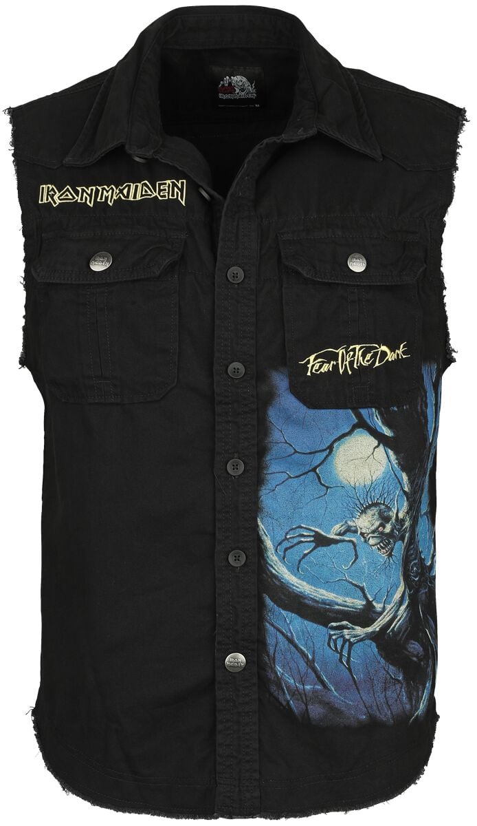 Iron Maiden Fear Of The Dark Vest black - Image 2