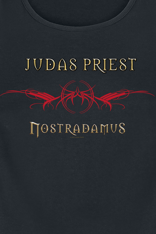 Judas Priest Wing Top black - Image 3