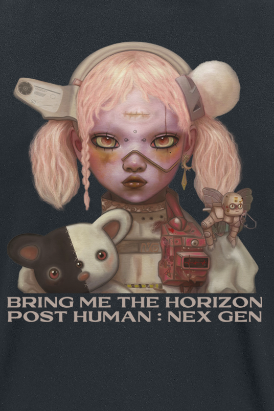 Bring Me The Horizon Next Gen Cover T-Shirt black - Image 3